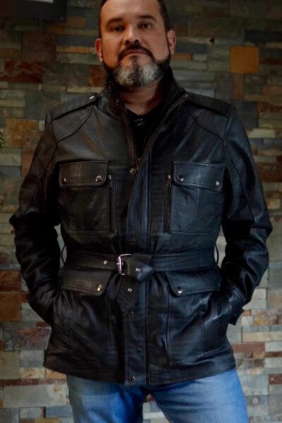 Trench de cuero Harrison